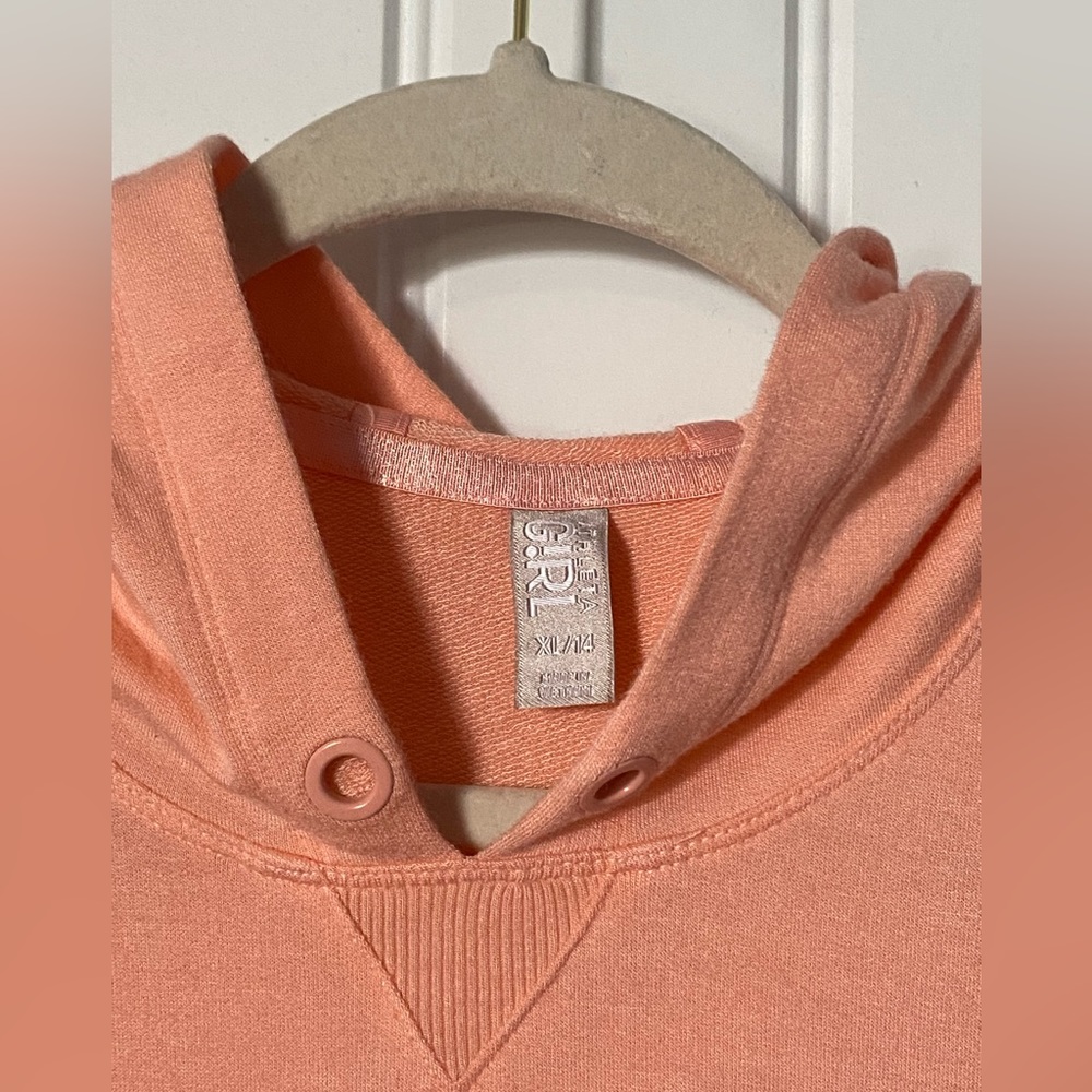 Athleta Girls Size 14 hoodie with finger holes